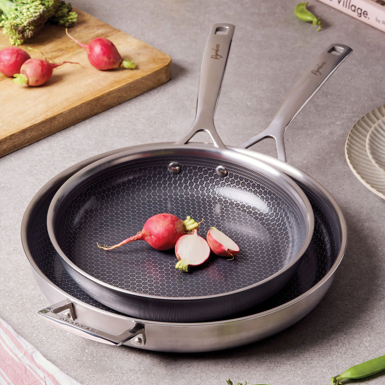 Pyrolux Pyrohex 2 Piece Fry Pan Set 20cm & 28cm - Image 5