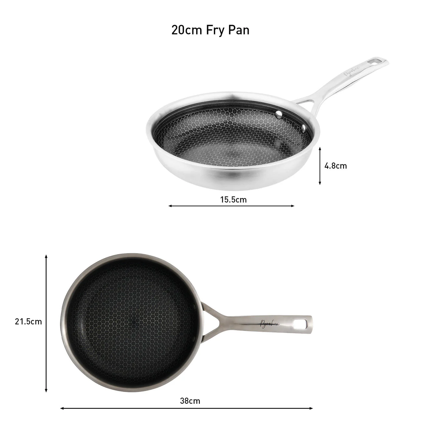 Pyrolux PYROHEX Fry Pan 28cm - Image 3