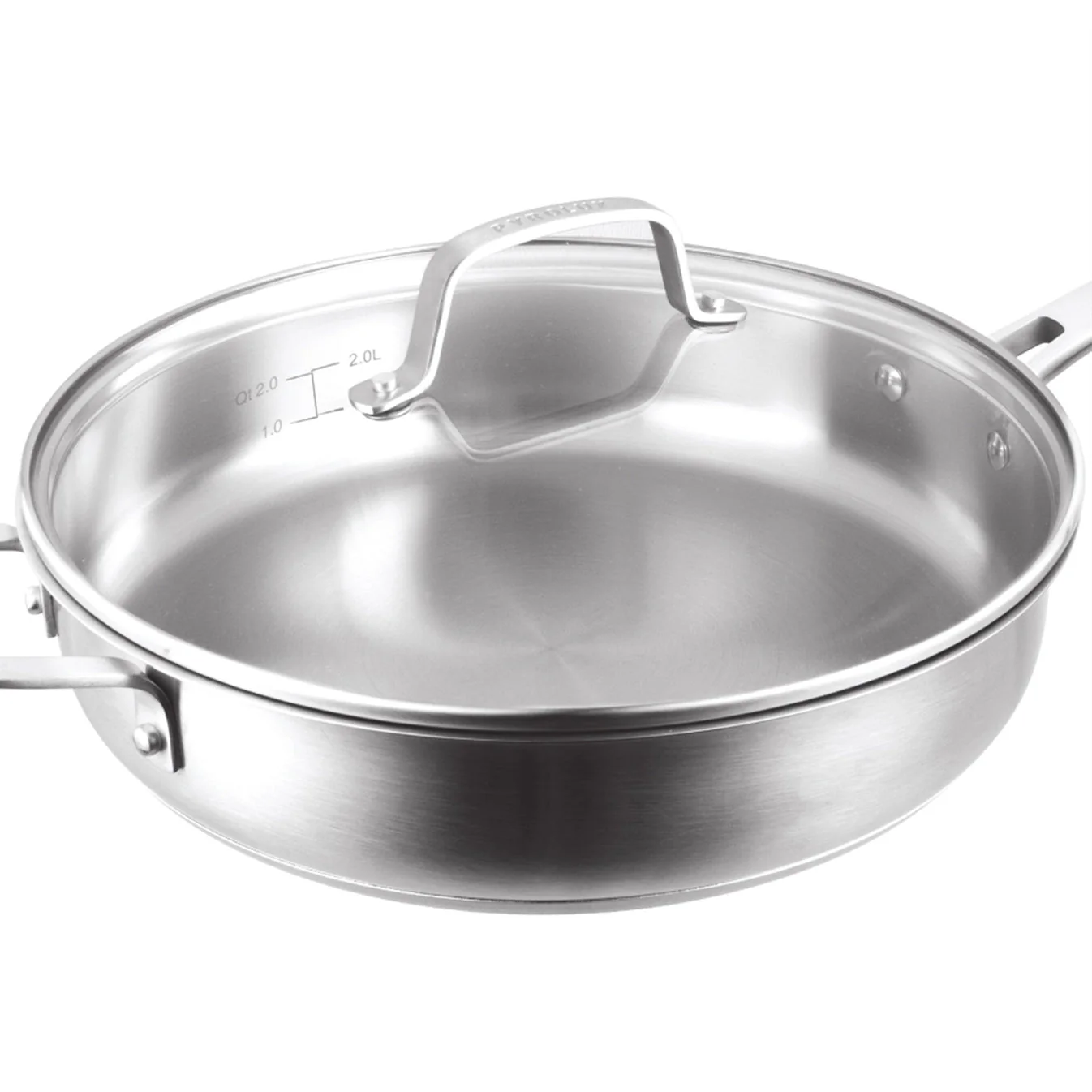 Pyrolux RADIUS 85 Sauté Pan with Helper Handle 28cm/3L - Image 2