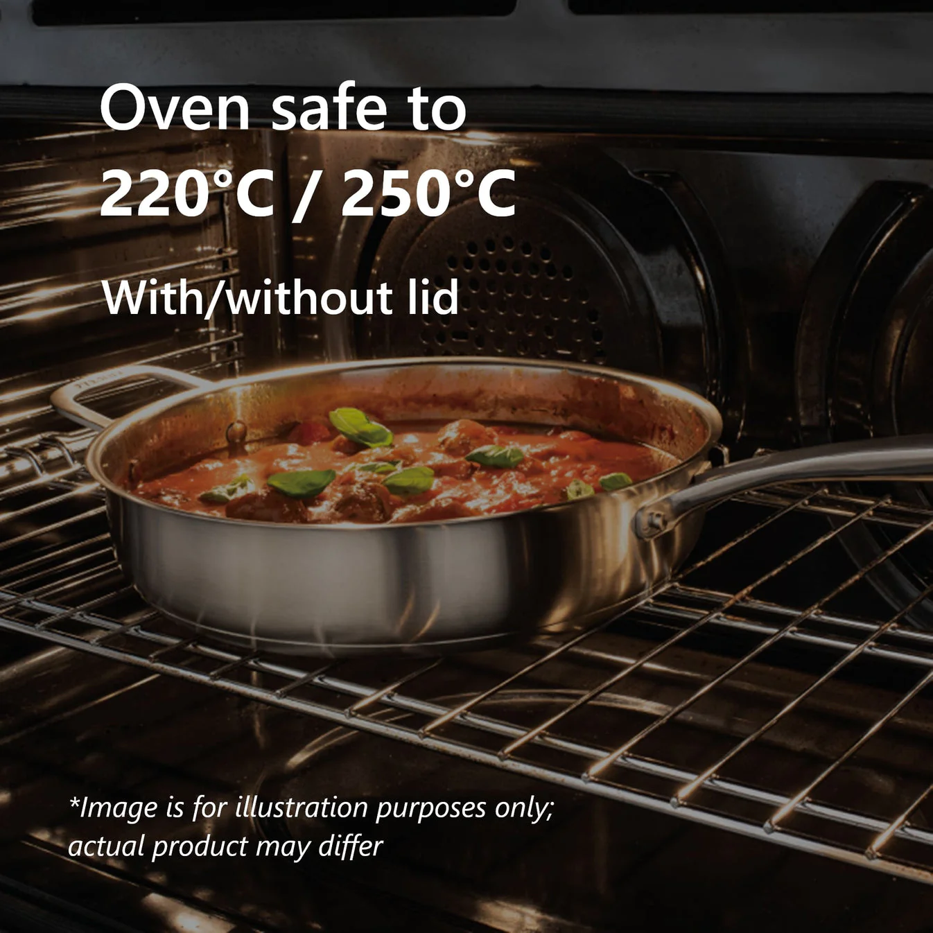 Pyrolux RADIUS 85 Sauté Pan with Helper Handle 28cm/3L - Image 5