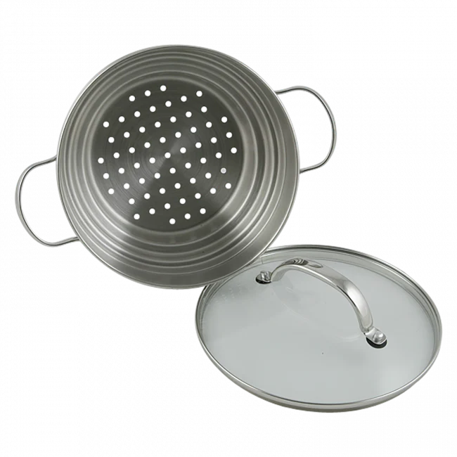 Raco Universal Steamer with Lid - Fit 16cm, 18cm And 20cm Cookware Pieces