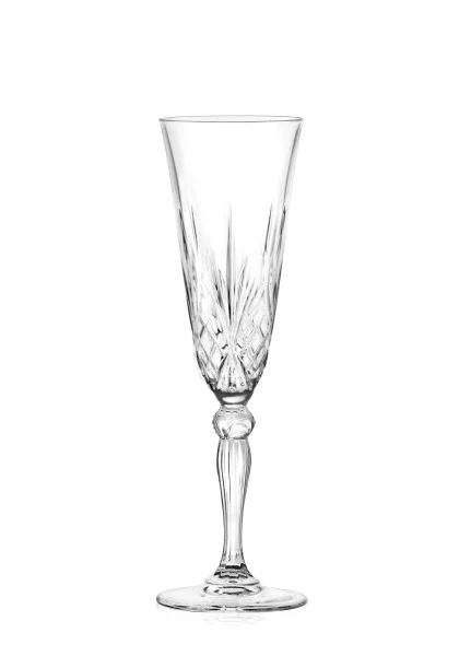 Rcr Crystal Melodia Flute Glasses 160ml - Set 6