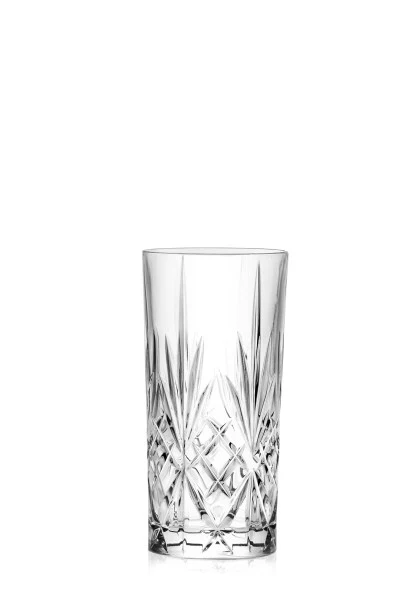 Rcr Crystal Melodia Hiball Tumbler Glasses 360ml - Set 6