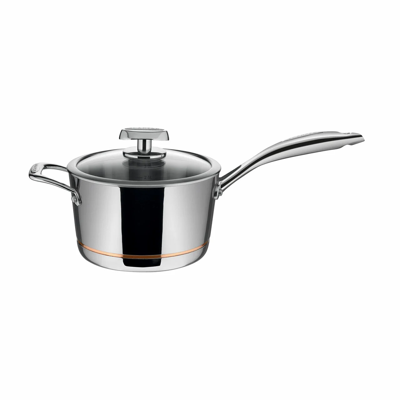 Scanpan Axis Stainless Steel Saucepan  - 18cm/2.5L - Image 4