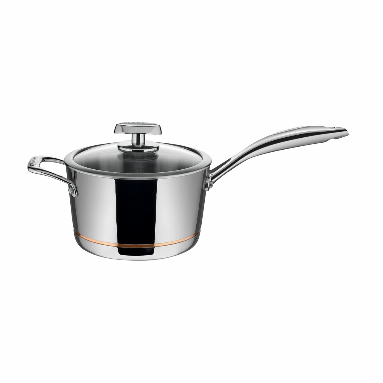 Scanpan Axis Stainless Steel Saucepan  - 18cm/2.5L - Image 6