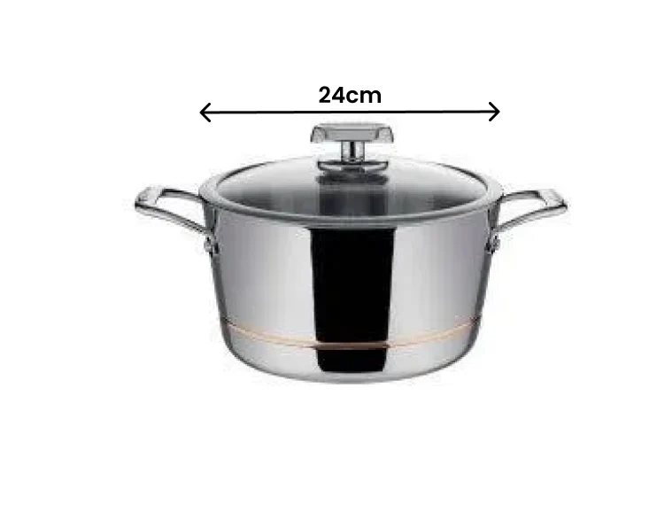Scanpan Axis Stainless Steel Dutch Oven - 24cm/5.2L - Image 2