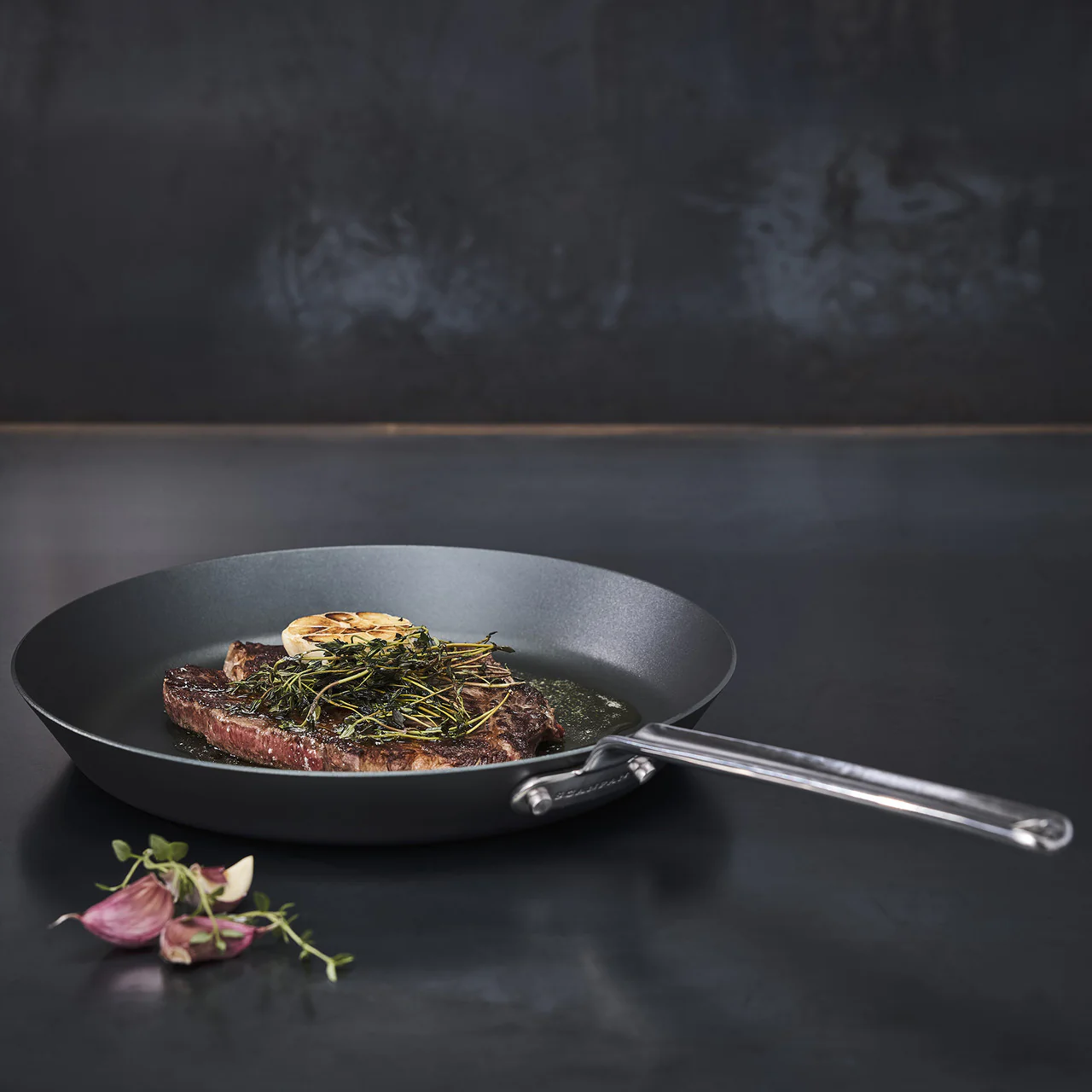 Scanpan Black Iron Fry Pan 30cm - Image 3