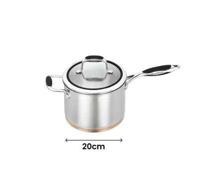 Scanpan Coppernox Stainless Steel Saucepan - 20cm/3.5L - Image 2