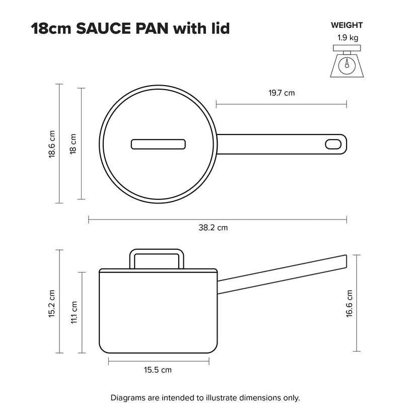 Scanpan ELEKTRA Saucepan 1.8L - Image 3