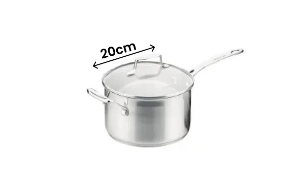 Scanpan Impact Stainless Steel Saucepan -  20cm/3.5L - Image 2