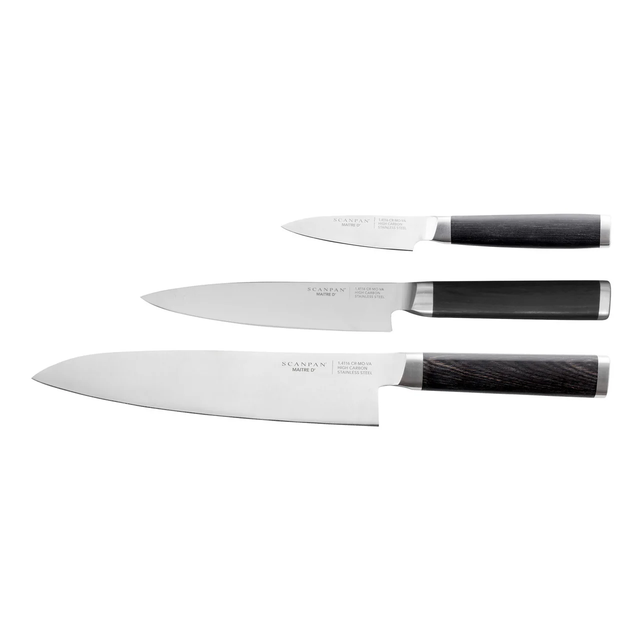 Scanpan Maitre D’ 3 Piece Chef Set