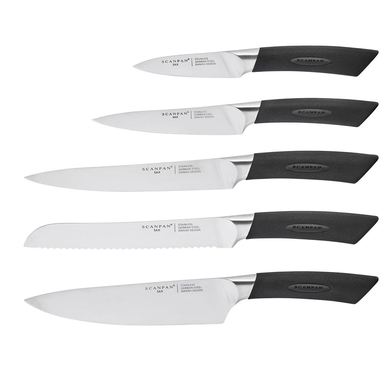 Scanpan SAX 6 Piece Knife Block Set