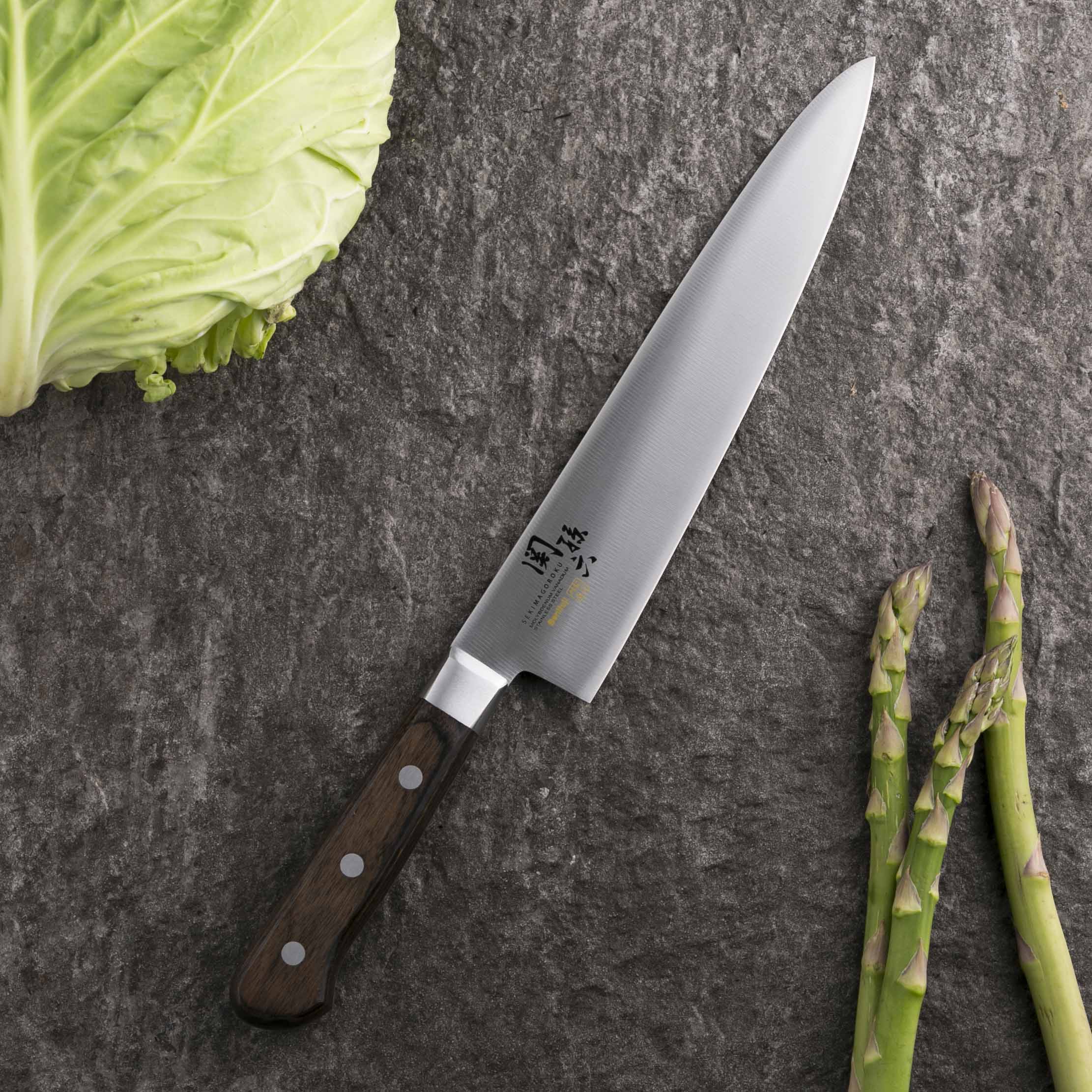 Seki Magoroku Benifuji Chefs Knife 21cm - Shaped In The Traditional European Style - Image 6