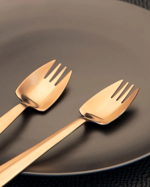 Splayd Black Label Rose Gold Satin Set/6 - Image 4