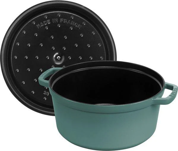 Staub Cocotte Round 26cm - Eucalyptus - Image 2