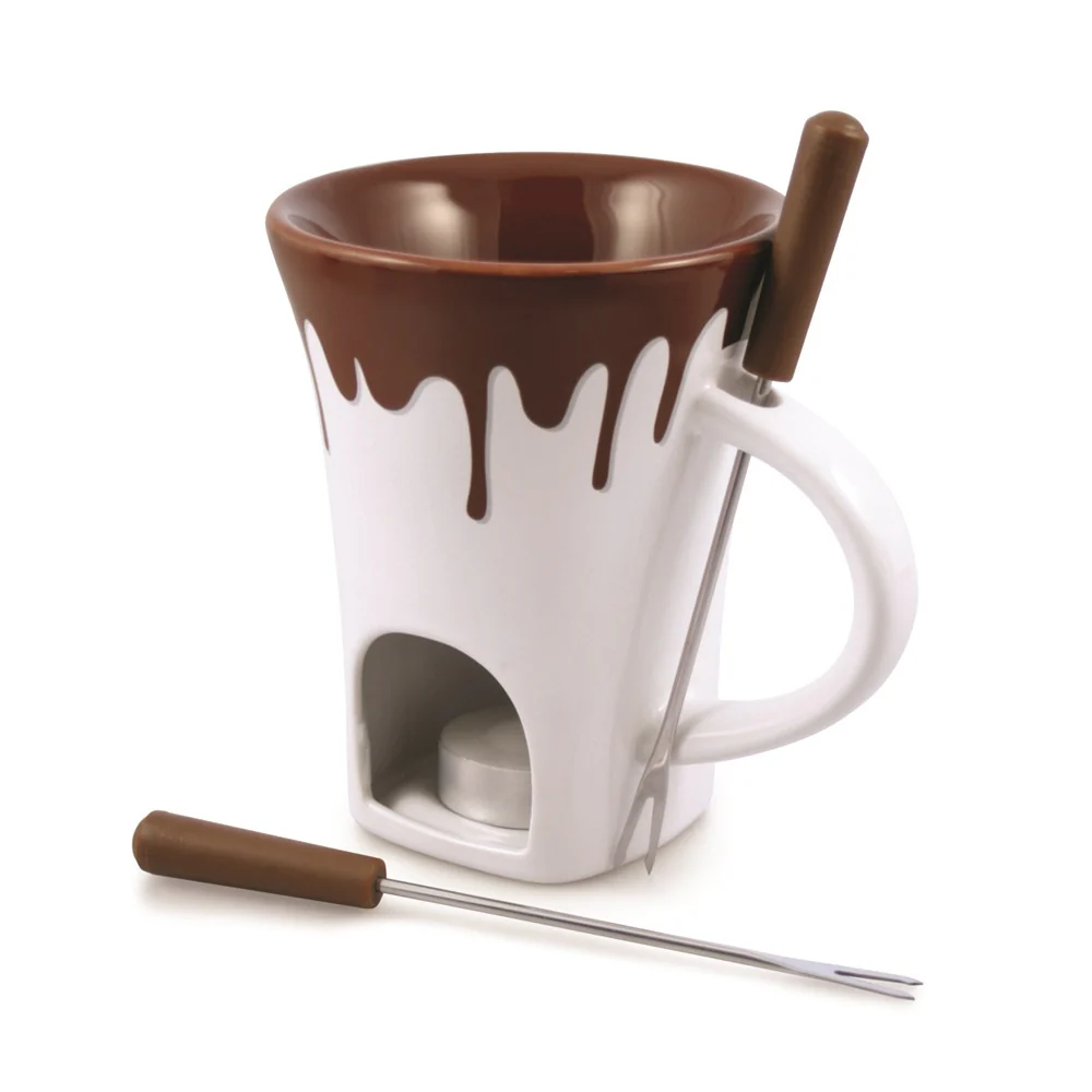Swissmar Nostalgia Chocolate Fondue Mug Set - 4 Piece