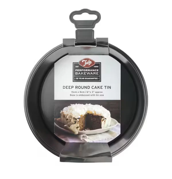 Tala Perfomance Deep Round Cake Tin Carbon Steel - 15cm