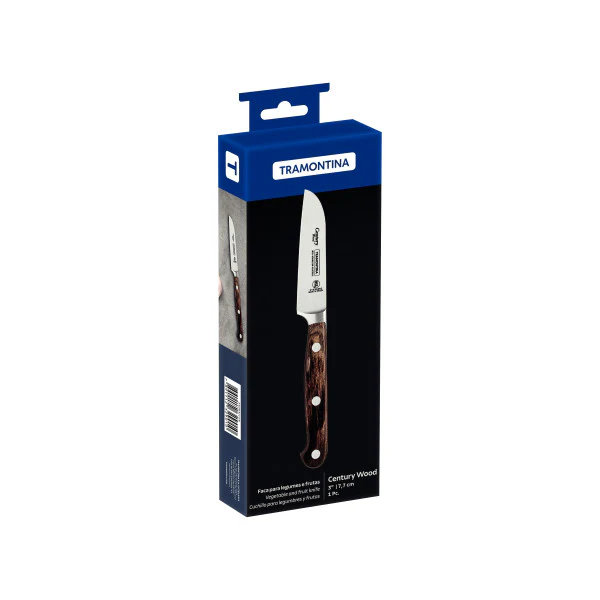 Tramontina Century Wood Paring Knife - 7cm - Image 2