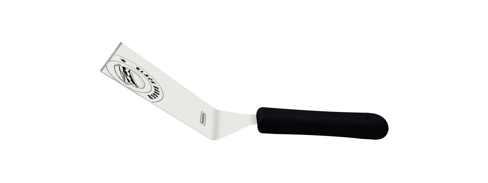 Tramontina Churrasco Black Barbecue Burger Spatula 6, 15cm - Image 4