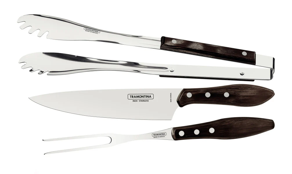 Tramontina Churrasco Steak Knife Polywood Traditional Steak Set Red - 12pc - Image 2