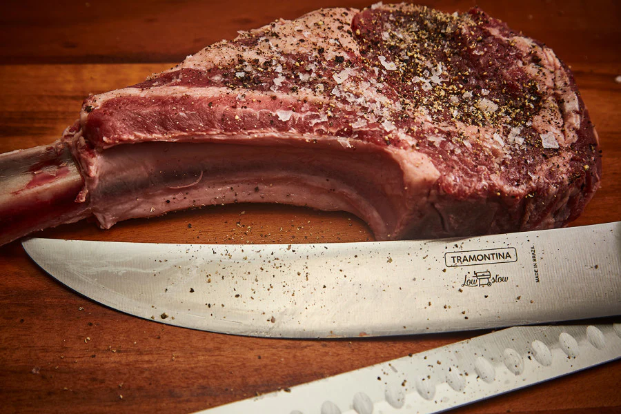 Tramontina Low & Slow Brisket Slicer Red Handle - 30cm - Image 3