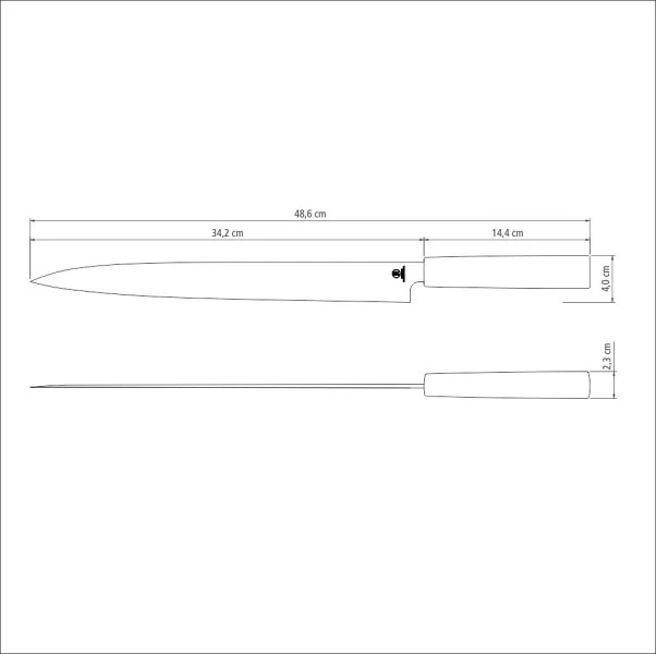 Tramontina Sushi Yanagiba Knife - 34cm - Image 6