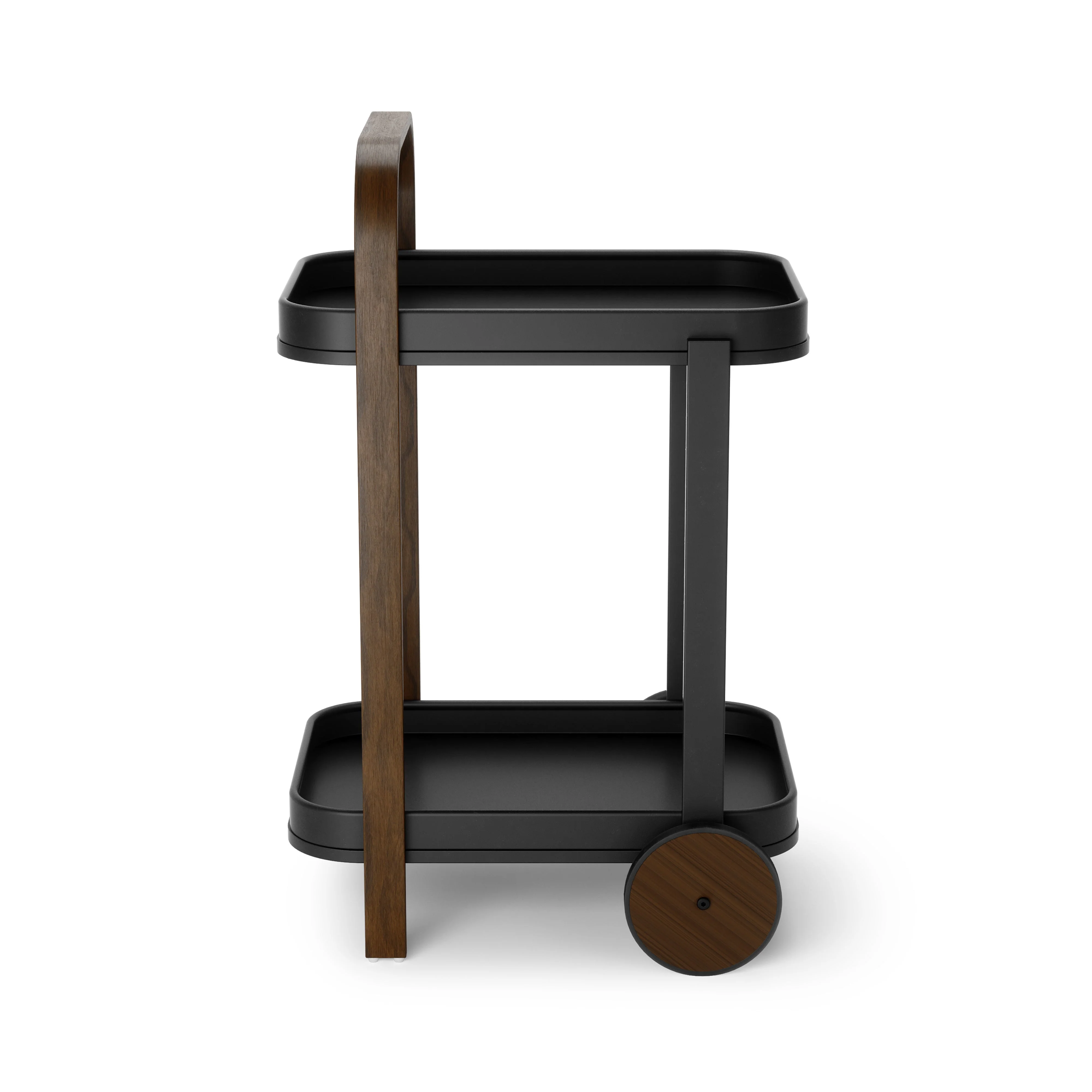 Umbra Bellwood Bar Serving Cart - Black/Walnut - Image 5