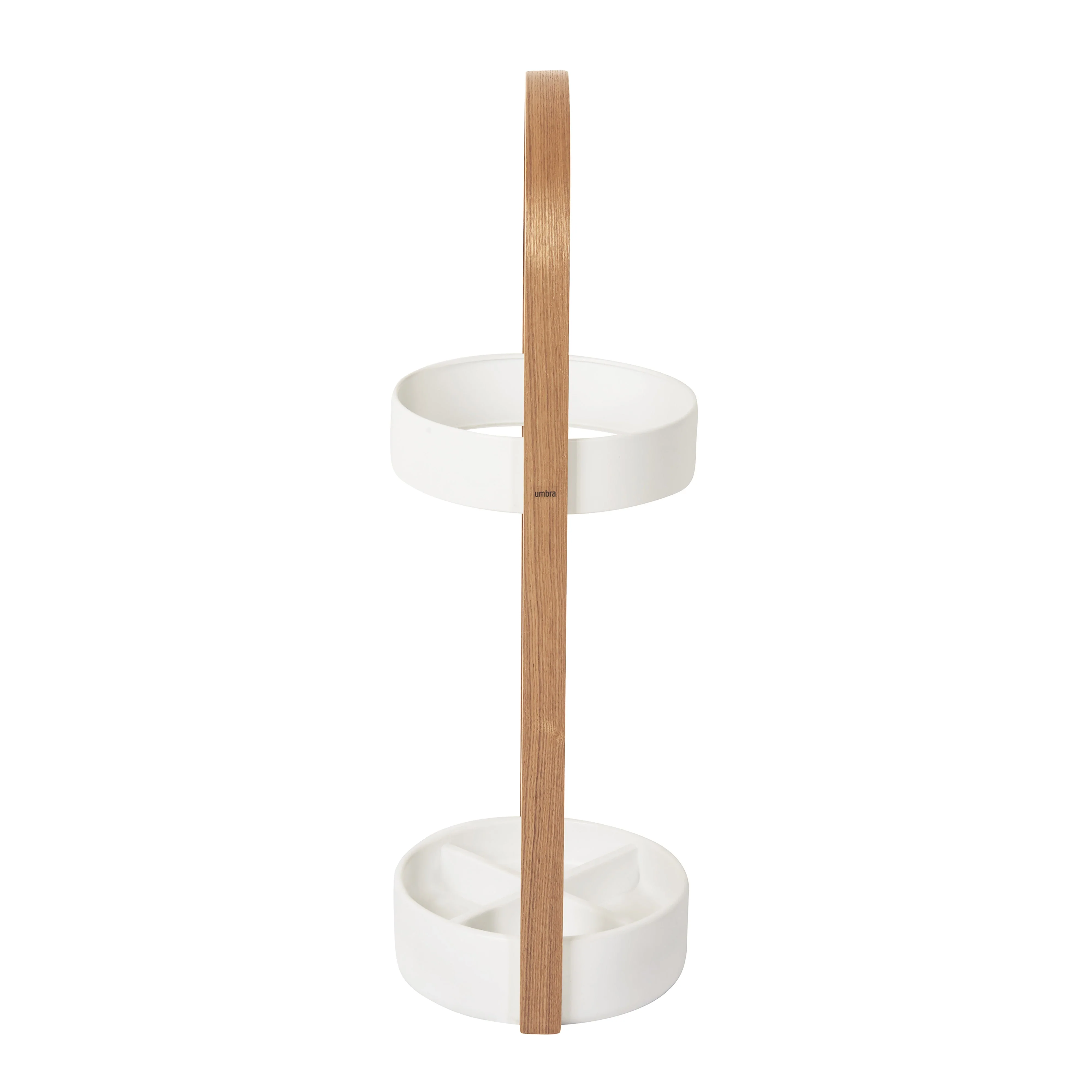 Umbra Bellwood Umbrella Stand - White/Natural - Image 4