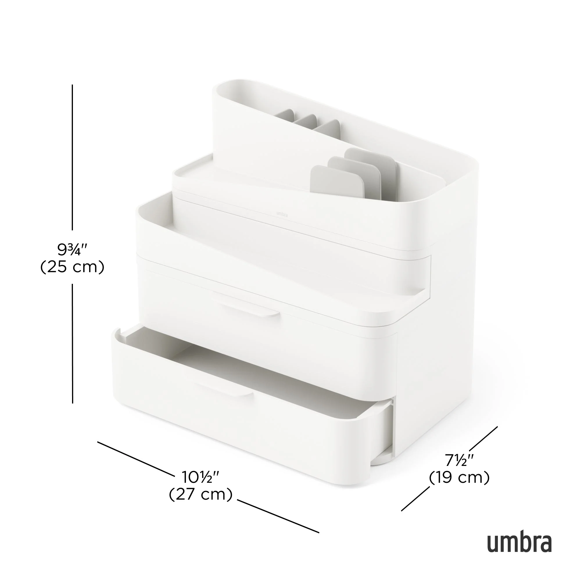 Umbra Glam Organiser - Large - White/Grey - Image 6