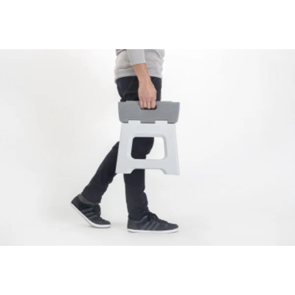 Vigar Foldable Stool Srt/6 Grey - 23cm - Image 4