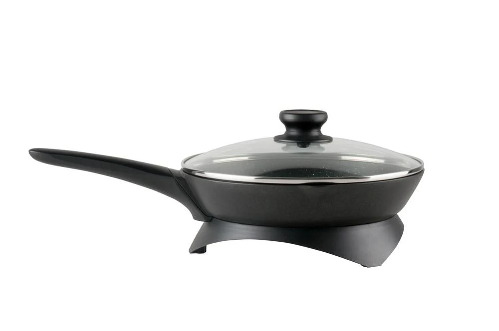Westinghouse Electric Nonstick Skillet Tempered Glass Lid - 26cm