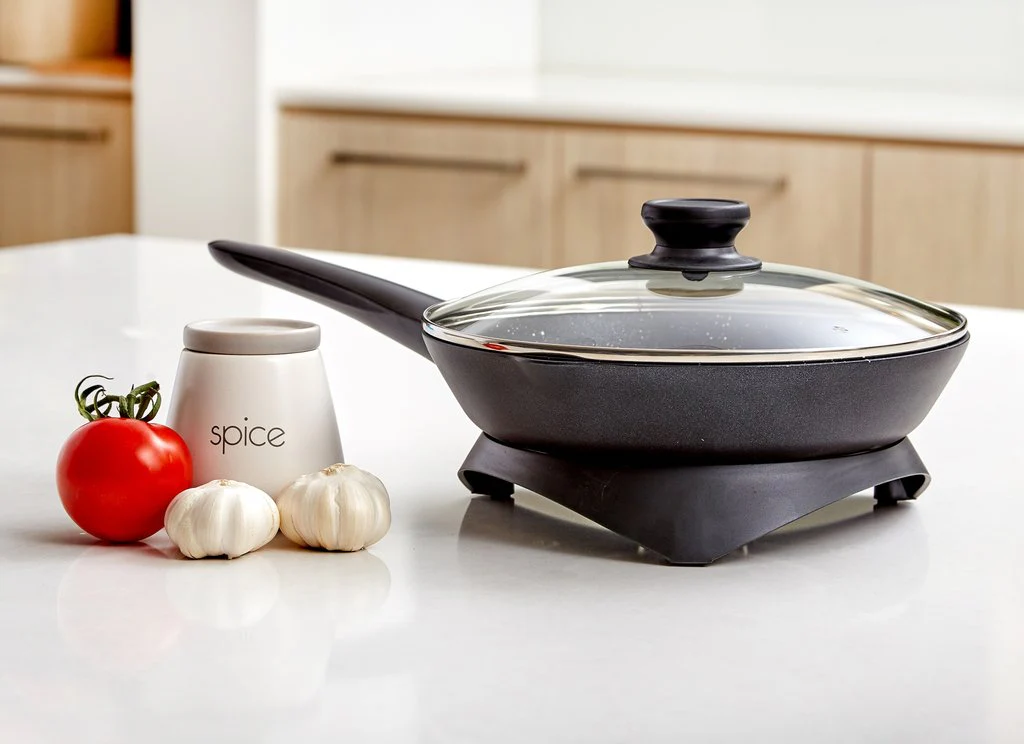 Westinghouse Electric Nonstick Skillet Tempered Glass Lid - 26cm - Image 2