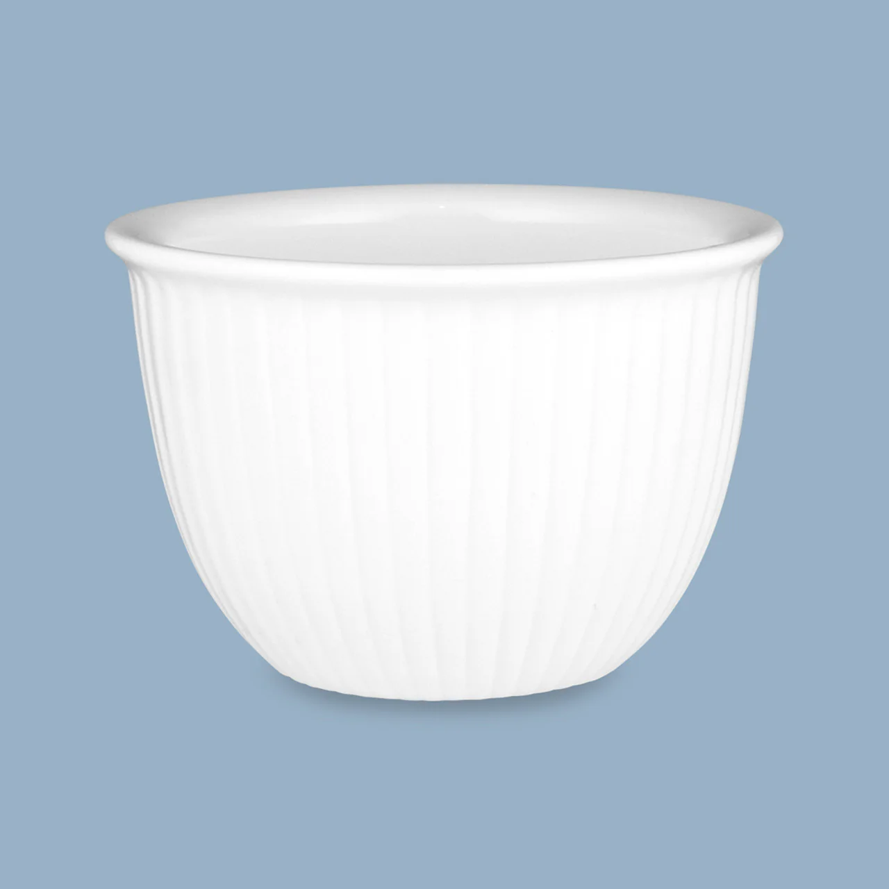 Wilkie Brothers Custard Cup White New Bone Procelain- 9cm