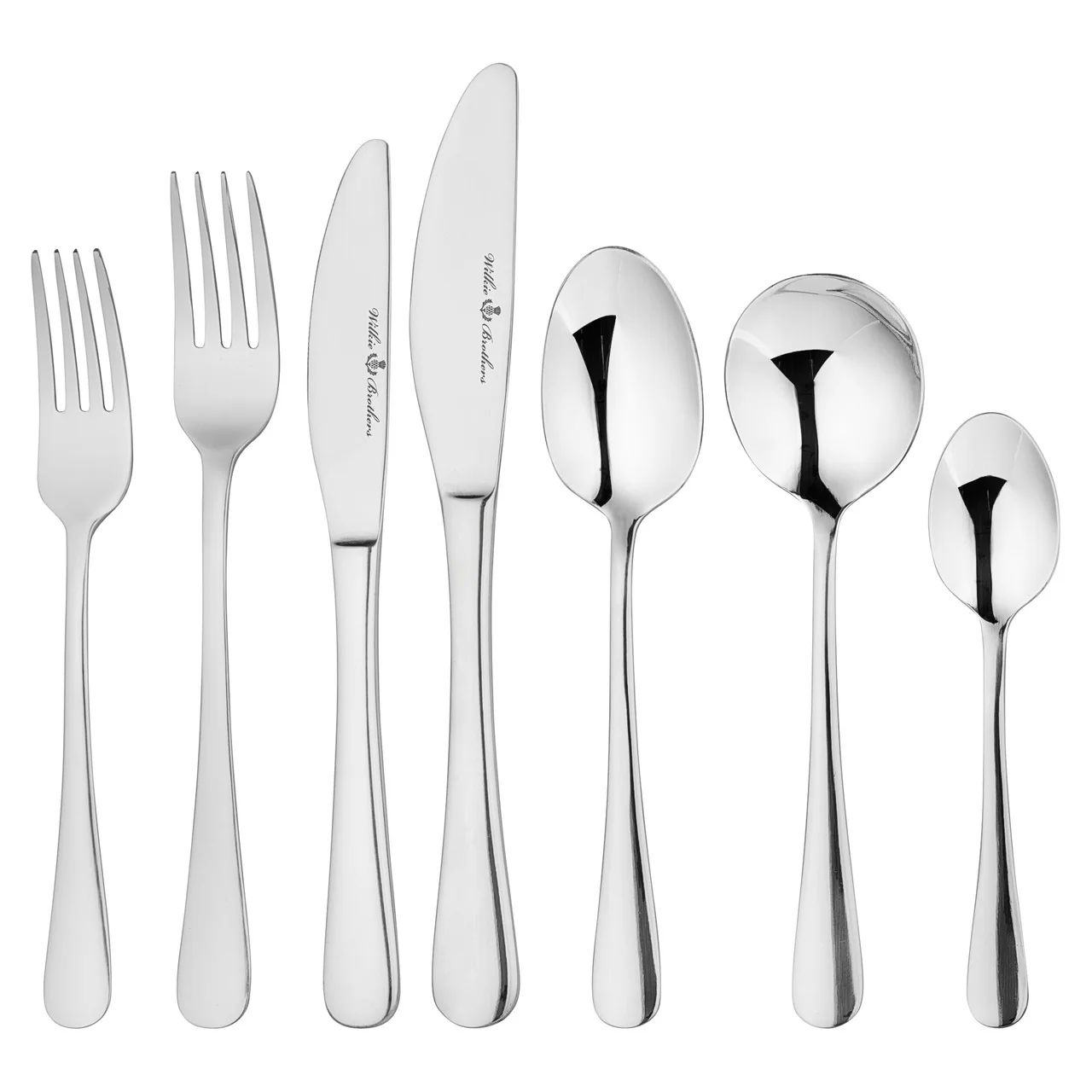 Wilkie Brothers Livingston Stainless Steel Cutlery Set – 56 Piece