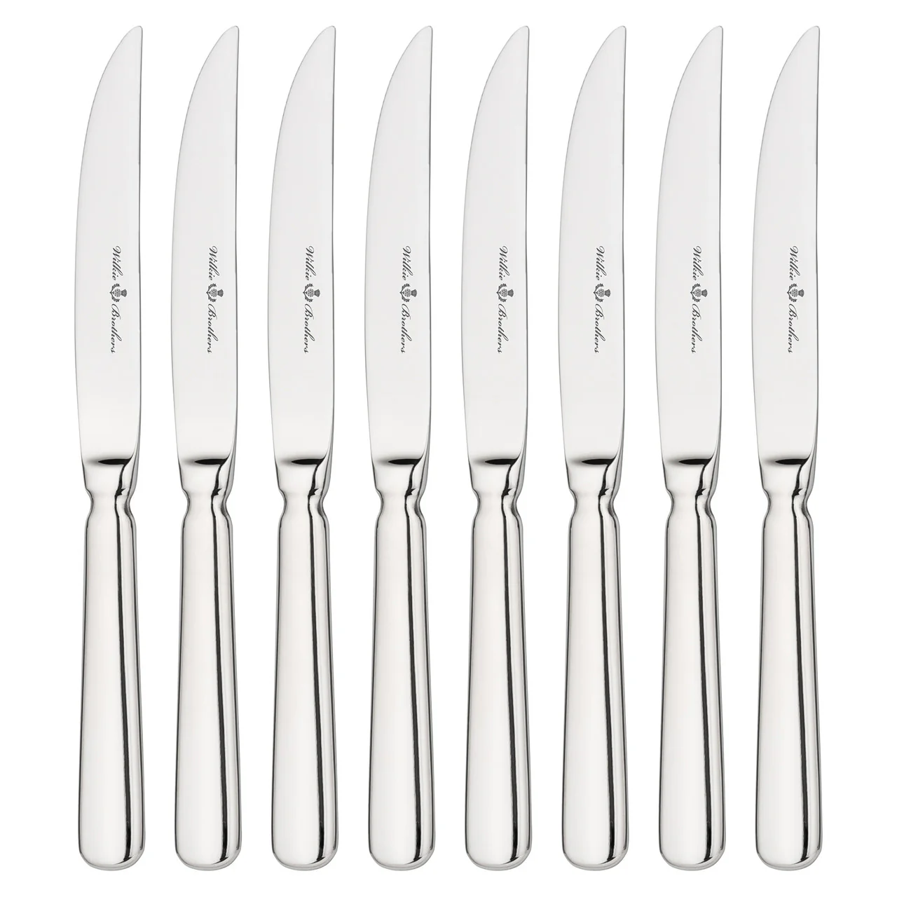Wilkie Brothers Ravelstone Stainless Steel Steak Knife Set - 8 Piece