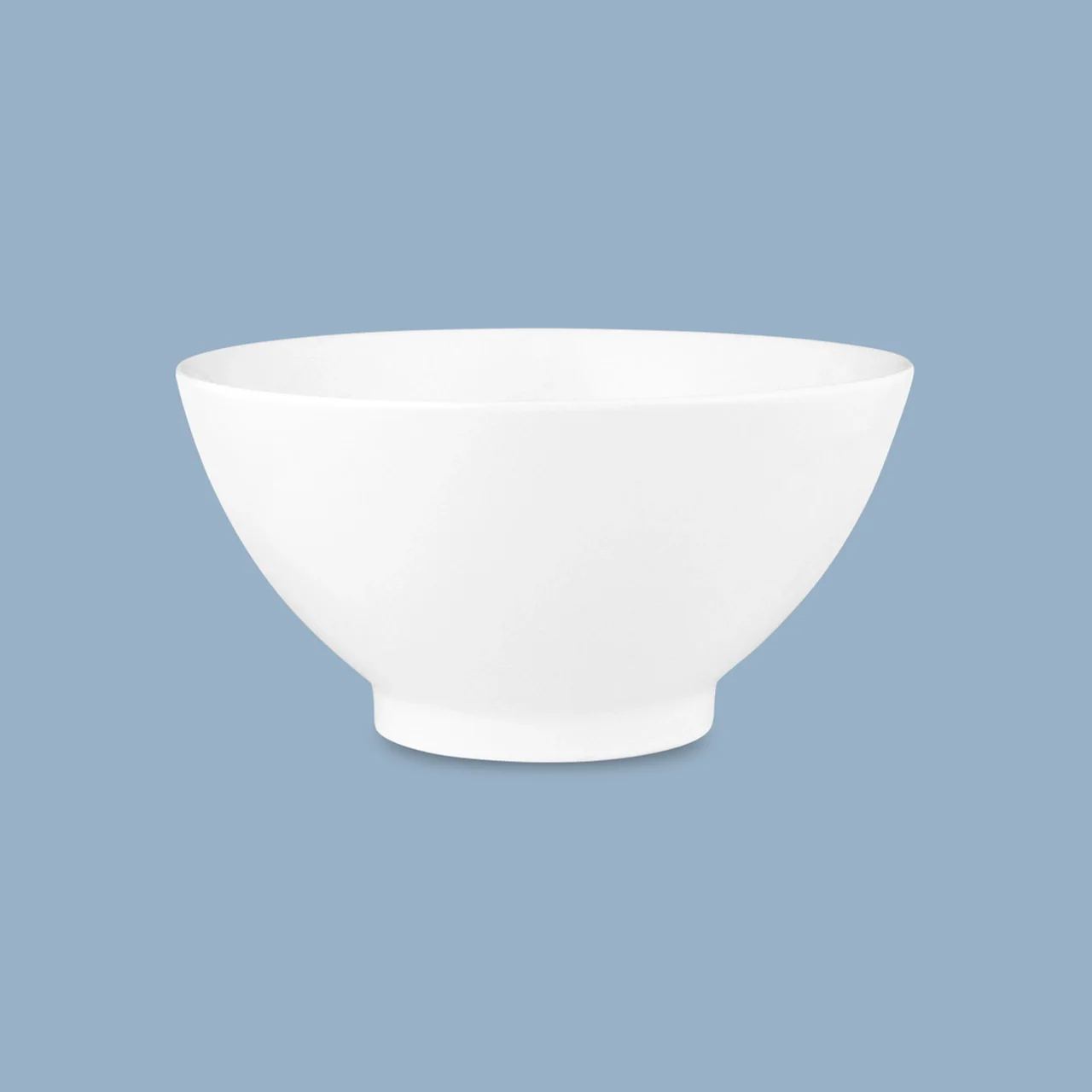 Wilkie Brothers Rice Bowl White New Bone Porcelain - 15cm