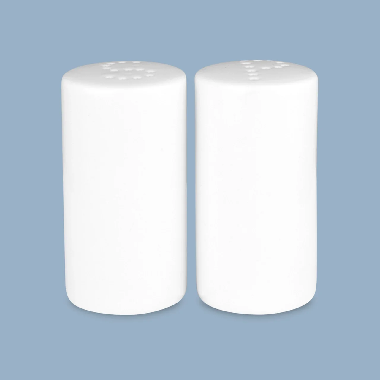 Wilkie Brothers Salt & Pepper Set White New Born Procelain - 8cm