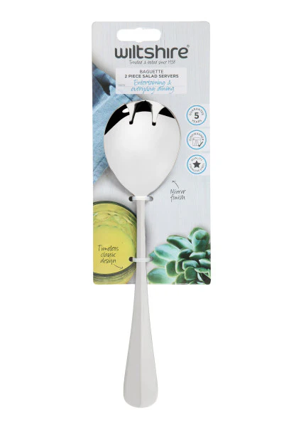 Wiltshire Baguette Salad Server Stainless Steel - Image 2