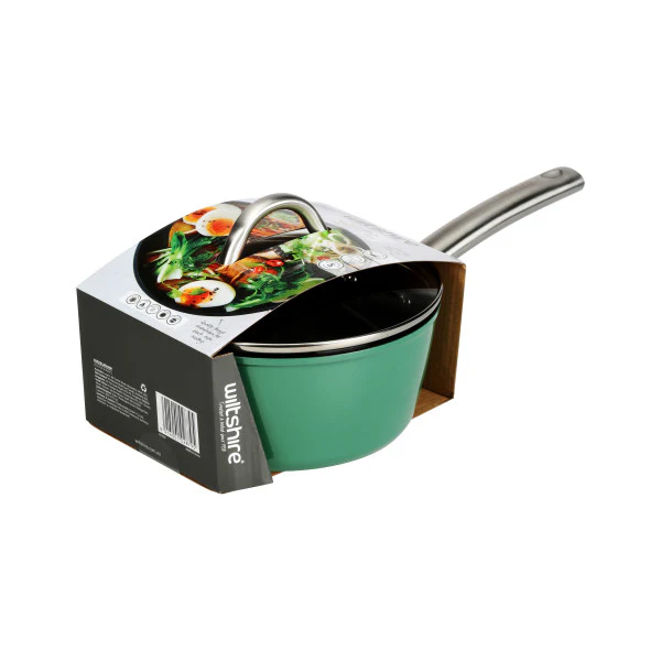 Wiltshire Easycook Pine Induction Saucepan 20cm|2.17l with glass lid - Image 2