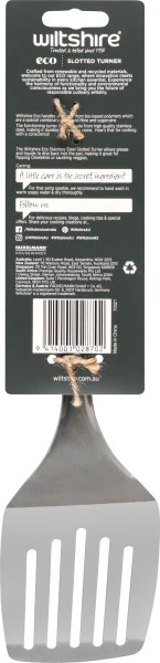 Wiltshire Eco Slotted Stainless Steel Turner - Pine - Image 3