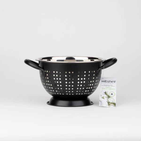 Wiltshire Extra Deep Colander 18cm - Black - Image 4