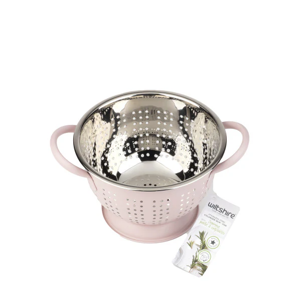 Wiltshire Extra Deep Colander 18cm - Rose Pink - Image 2