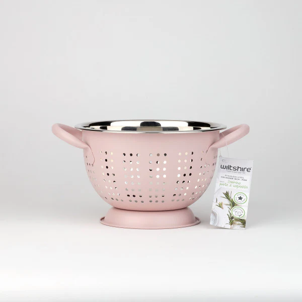Wiltshire Extra Deep Colander 18cm - Rose Pink - Image 3
