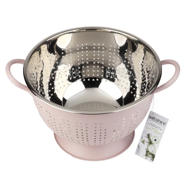 Wiltshire Extra Deep Colander 26cm - Rose Pink - Image 2