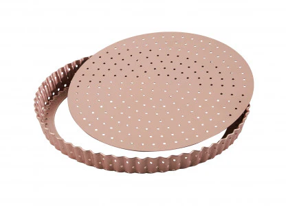 Wiltshire Perforated Nonstick Round Quiche - 24cm x 3cm x 24cm - Image 3
