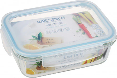 Wiltshire Rectangle Glass Container - 1000ml - Image 3