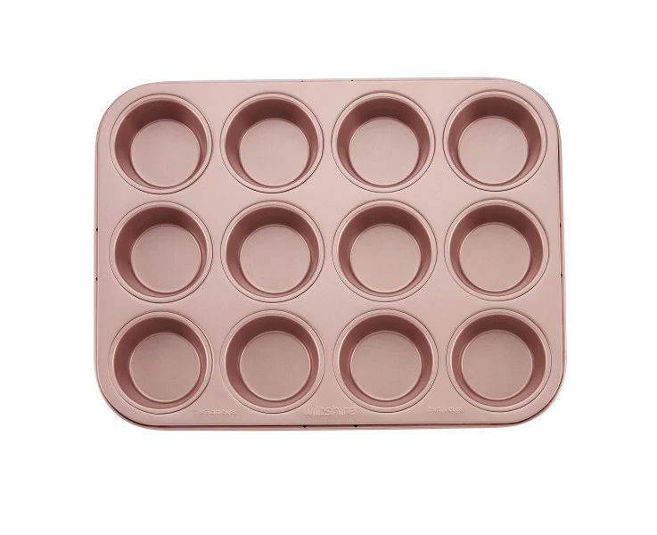 Wiltshire Rose Gold Muffin Pan 12 Cup - Image 3