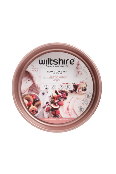 Wiltshire Rose Gold Round Cake Pan 20cm - Image 2