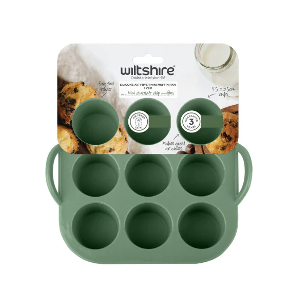 Wiltshire Silicone Air Fryer Mini Muffin Pan 9 Cup - Image 2