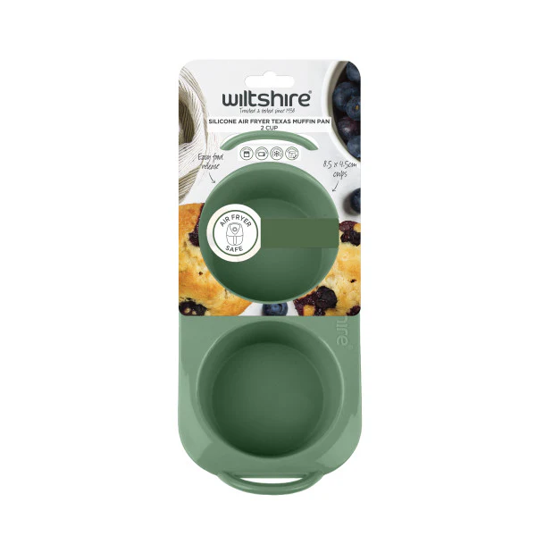 Wiltshire Silicone Air Fryer Texas Muffin Pan 2 Cup - Image 2